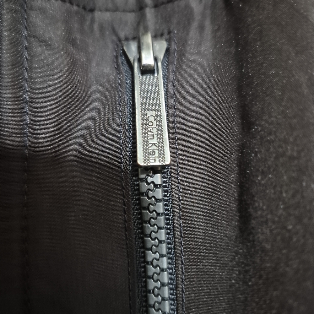 Calvin Klein Black Windbreaker Jacket - Picture 2 of 7
